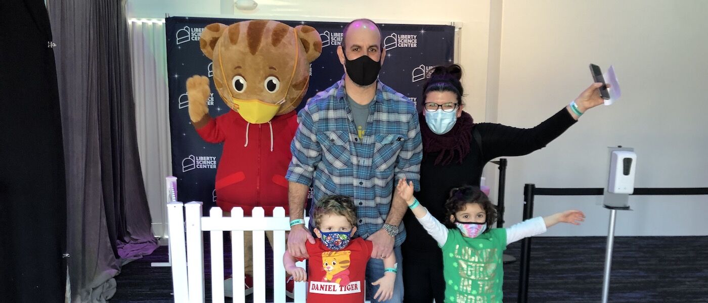 Family with Daniel Tiger