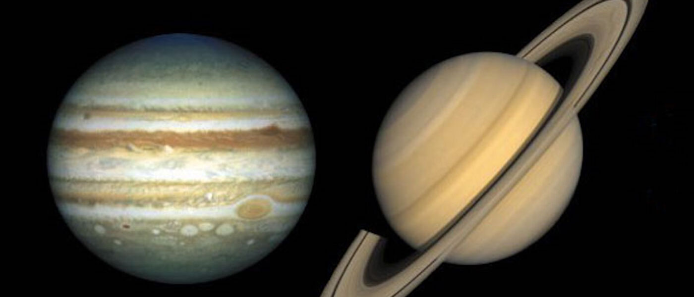 Jupiter and Saturn
