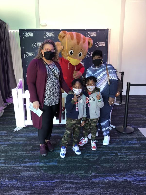 Family with Daniel Tiger