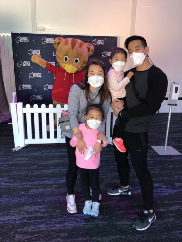 Family with Daniel Tiger