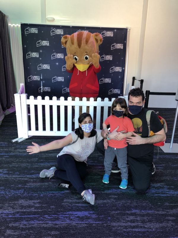 Family with Daniel Tiger